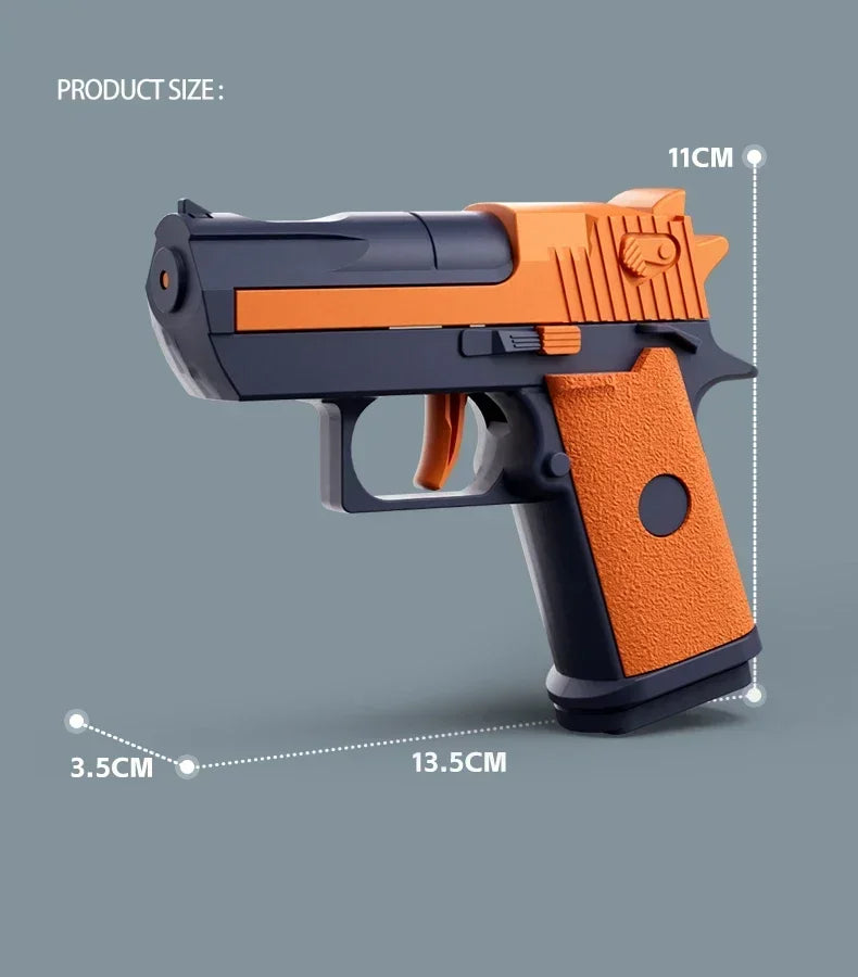 Mini water pistol Mechanical continuous firing Water Gun Summer  Pool Shooting Watergun Manual Water Gun Outdoor Game Toys Gifts