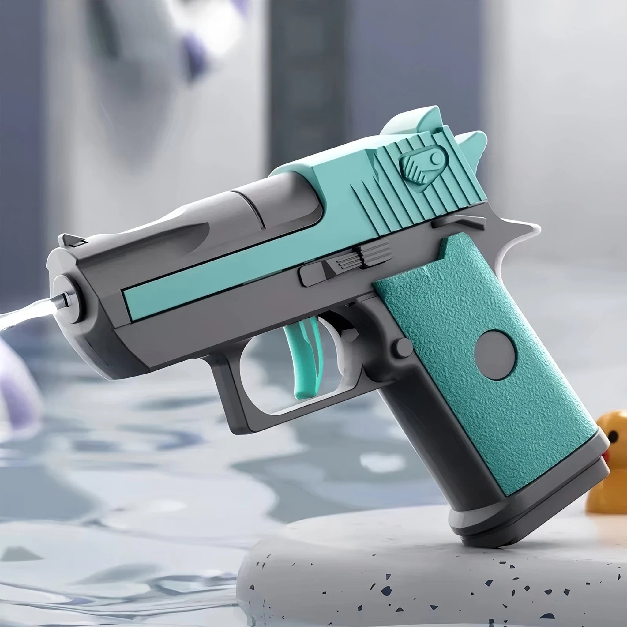 Mini water pistol Mechanical continuous firing Water Gun Summer  Pool Shooting Watergun Manual Water Gun Outdoor Game Toys Gifts