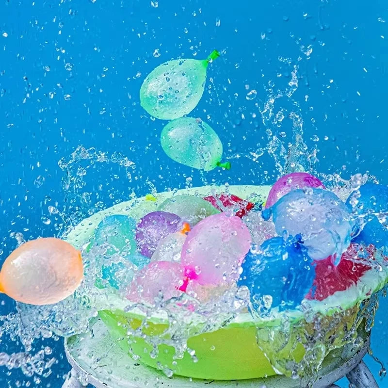 111Pcs Summer Water Bombs: Fast Fill Water Balloons for Pool Party, Outdoor Team Game, Beach Splash Toy, Festival Decor